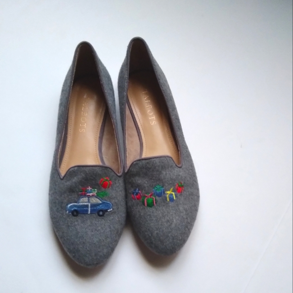 Talbots Christmas Loafers